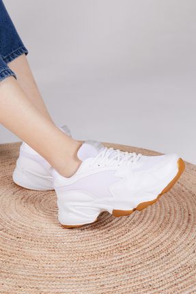 Unisex Beyaz Krep Spor Ayakkabı Zyp