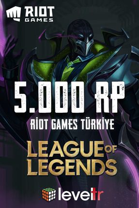League of Legends 5000 RP - Riot Games - LOL