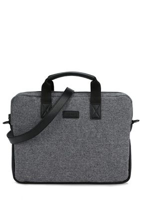Gri 14 Inch Erkek Laptop Çantası - Evrak çantası