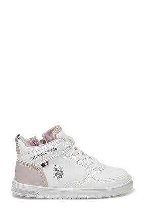 GLONTE 3PR Beyaz Kız Çocuk High Sneaker