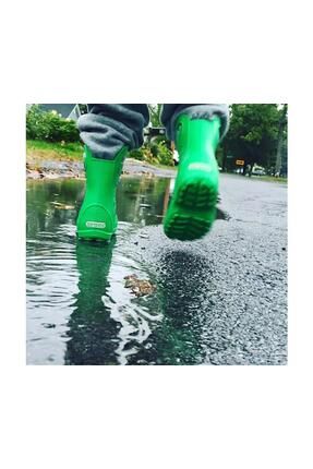 Green rain boots discount