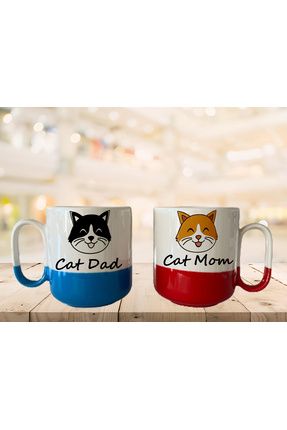 G nayStore CAT DAD CAT MOM YAZILI KED BASKILI PRO K RENKL