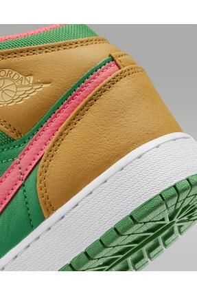 Nike Air Jordan 1 Mid Special Edition Gs Kad n Sneaker Ayakkab