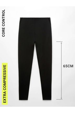 OYSHO EXTRA COMPRESSIVE CORE CONTROL - Leggings - Trousers - black