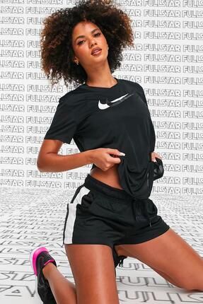 Nike Dri Fit Double Swoosh Run Tee K sa Kollu Kad n Ko u Spor