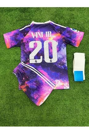Vini Jr Realmadrid Galaxy Özel Tasarım Yeni Sezon Çocuk Forması 3lü Takım