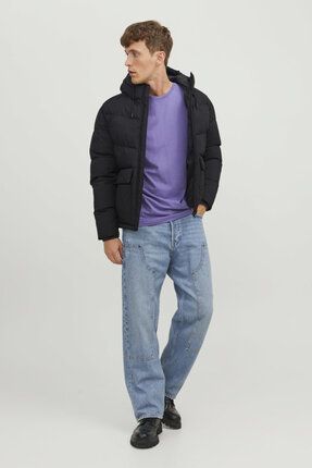 JORVESTERBRO PUFFER JACKE Siyah Erkek Mont