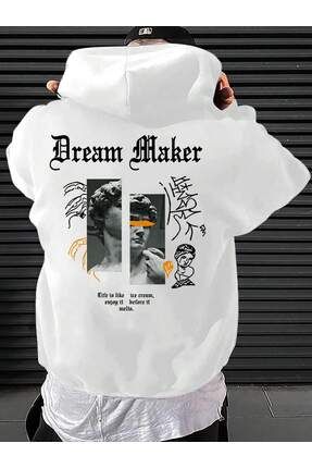 GALASHOP Dream Maker cesur heykel desenli erkek Hoodie Fiyat Yorumlar Trendyol