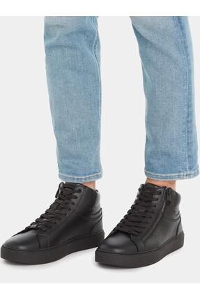 Calvin Klein High Top Lace Up W/zip - High Tops 