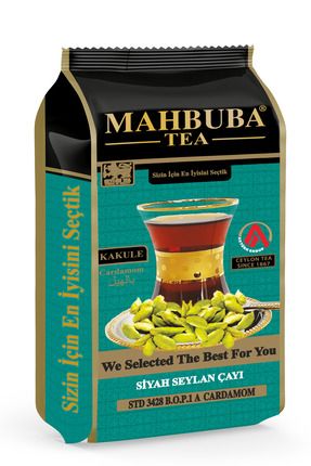 Tea Std 3428 Kakule Cardamom Aromalı Ithal Seylan Sri Lanka Ceylon Kaçak Siyah Yaprak Çayı 200gr