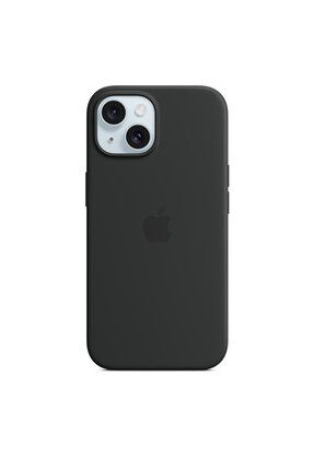 Mt0j3zm/A İPhone 15 Magsafe Özellikli Siyah Silikon Kılıf