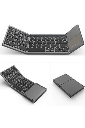 Bluetooth Katlanabilir Klavye Telefon Tablet Pc Uyumlu Touch Pad