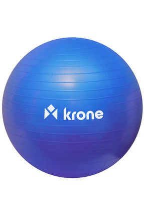 Mavi Pilates Topu Şişirme Pompası Hediyeli 65cm