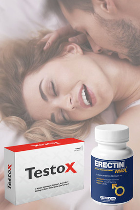 Testox ve Erectin Max Güç Arttırıcı Set
