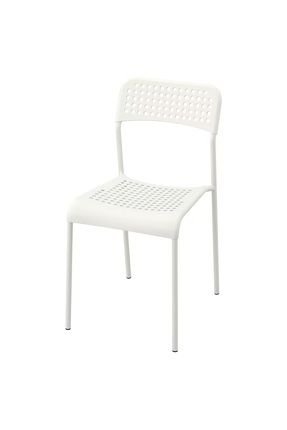 Modern ADDE Beyaz Çok Amaçlı Ev Mutfak Ofis Sandalyesi 2 Yıl Beyaz Sandalye 1 Kumaş yok 41 x 77 Met