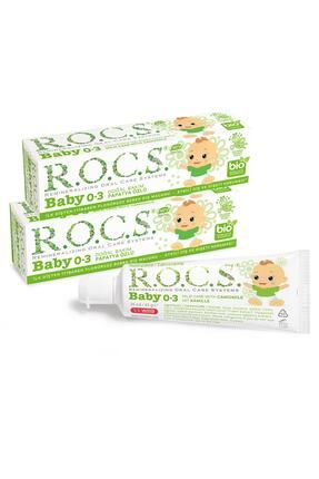 Rocs Baby 0-3 Yaş Diş Macunu Papatya Özlü 45g X 2 Adet