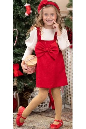 Girls red christmas dress deals