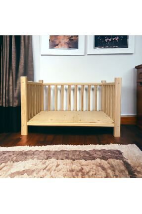 Pet hot sale wooden bed