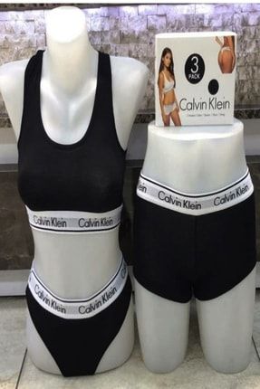 calvin klein bustier string short set