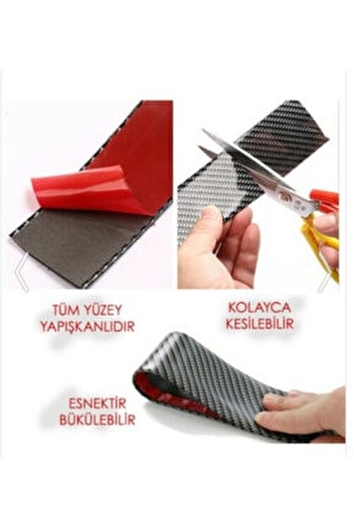 trendlifeoto kapi esigi tampon koruma bagaj esigi karbon yapistirma 5 metre fiyati yorumlari trendyol