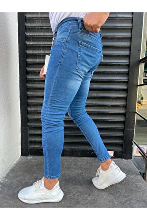 HENDRİCK'S JEAN SKİNNY MODELİ MAVİ ERKEK KOT 1370-1