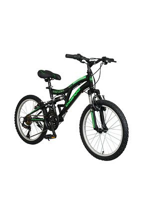 20 Jant Çift Amortisörlü Bisiklet Arızona Siyah - Yeşil
