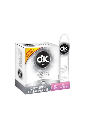 Zero 45'li Prezervatif Zero Kayganlaştırıcı Jel 100 ml