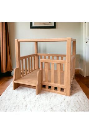 Pet wooden bed on sale