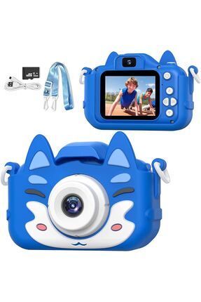 Dijital Fotoğraf Makinesi Çocuk Mini 1080p Hd Kamera Selfie cocukfoto