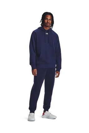 Navy blue under armour sweatshirt best sale