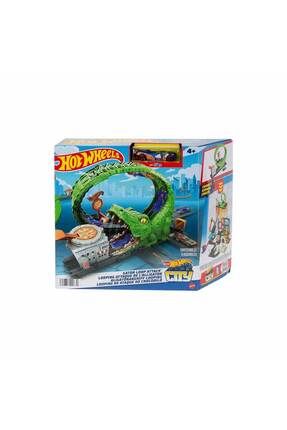 HOT WHEELS City D manlarla M cadele Serisi HDR29 Gator Loop Attack