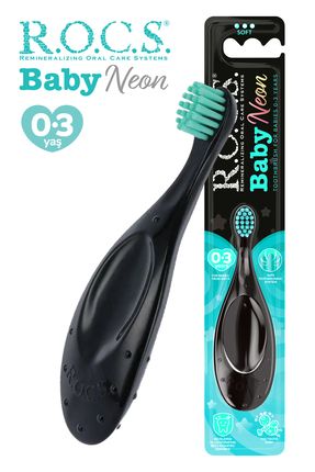 Baby Neon 0-3 Yaş Için Ekstra Yumuşak Diş Fırçası - Turkuaz
