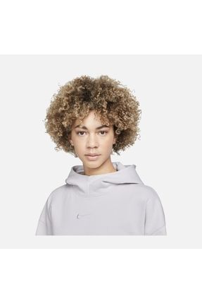 Nike Sportswear Oversized Funnel Neck Fleece Hoodie Kad n Sweatshirt Fiyat Yorumlar Trendyol