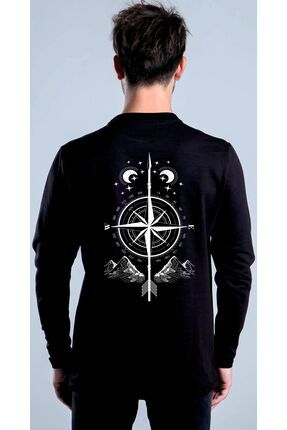 COMPASS Şardonlu Sweatshirt