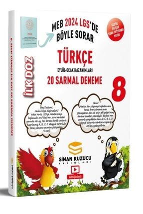 Sinan Kuzucu Yayınları 8. Sınıf Lgs Türkçe 2023-2024 İlk Doz Denemesi