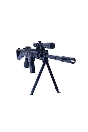 Gerçek Görünümlü Lazerli Ayaklı Şarjörlü Boncuk Atan Sniper Keskin Oyuncak Tüfek Es739 ES739