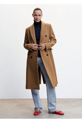 Kadın Orta Kahverengi Palto