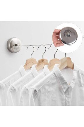 Otomatik Çamaşır Ipi Çek As Çamaşır Kurutma Askılığı Otel Çamaşır Askılığı Toplanabilir Çamaşır Ipi Teleskobikkurutma