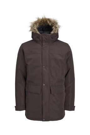Jack Jones Jack Jones Jjchamp Parka Jacket Faux Fur Erkek