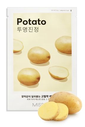 Patatesli Aydınlatıcı Yaprak Maske (1ad) Airy Fit Sheet Mask Potato