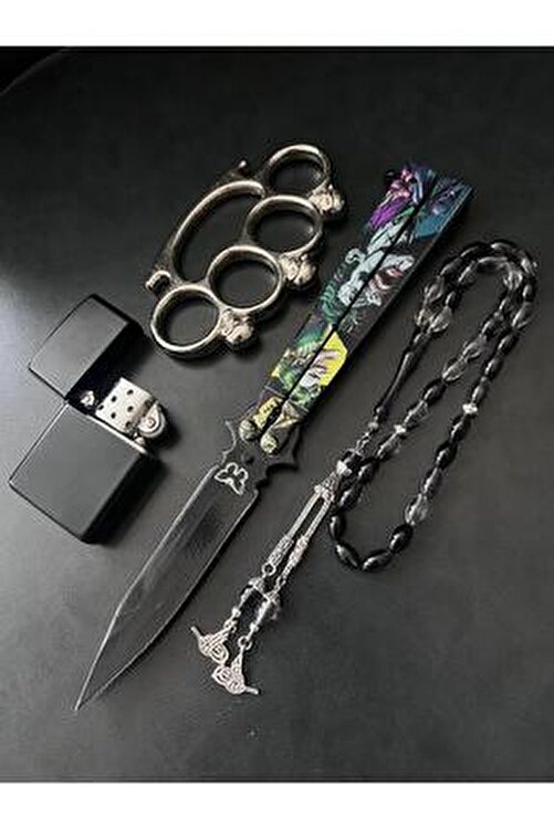 KALİTELİ JOKER DESENLİ KELEBEK SET TAŞKAFA-C-6400105