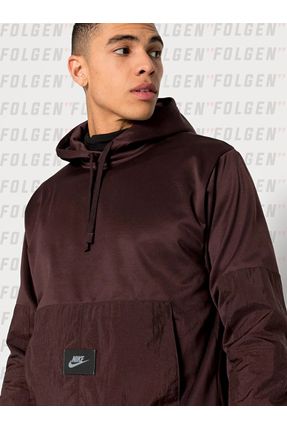 Nike Sports Utility Cargo Pocket Hoodie in Brown Bordo Erkek Sweatshirt Fiyat Yorumlar Trendyol