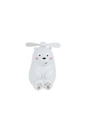 Miniso We Bare Bears Lisansl Fig rl Pilli Mini Fan Ice Bear