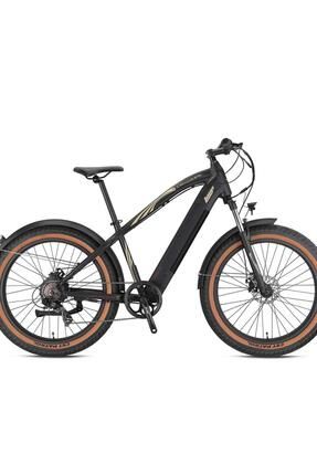 Loop Cruiser 26" Elektrikli Fat Bike Bisiklet 17' Elektrikli Bisiklet 7 Vites Siyah Kahverengi