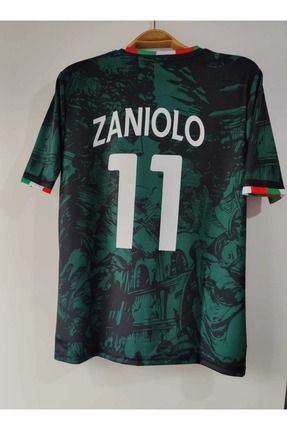 Italya 2023/24 Yeni Sezon Nicolo Zaniolo Özel Konsept Forması Yeşil