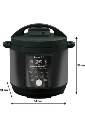 Instant Pot Duo Plus Whisper Quiet sessiz coklu pi irici 5 7 litre pirinc pi irici buharl pi irici Fiyat Yorumlar Trendyol