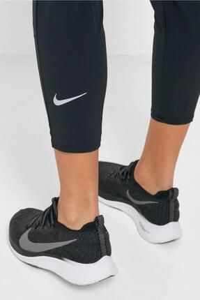 Nike Dri-Fit Essential 7/8 Core Siyah Kadın Bilek Üstü Eşofman Altı