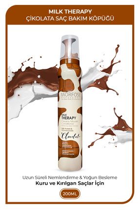 Milk Therapy Chocolatte Saç Köpüğü 200 ml - Saç Dökülmesi Önleyici, Besleyici, Koruyucu Etki