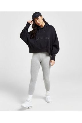 Nike Sportswear Tech Fleece Over Oversized Crop Pullover Hoodie Kad n Fiyat Yorumlar Trendyol