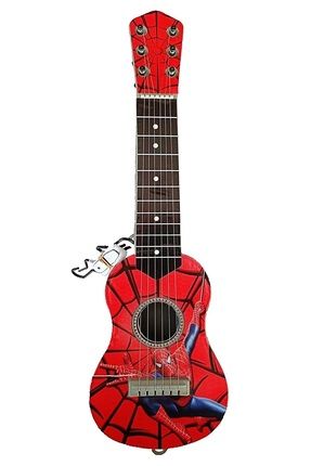 Oyuncak 6 Telli Örümcek Adam Gitar 50 Cm. Spider Man